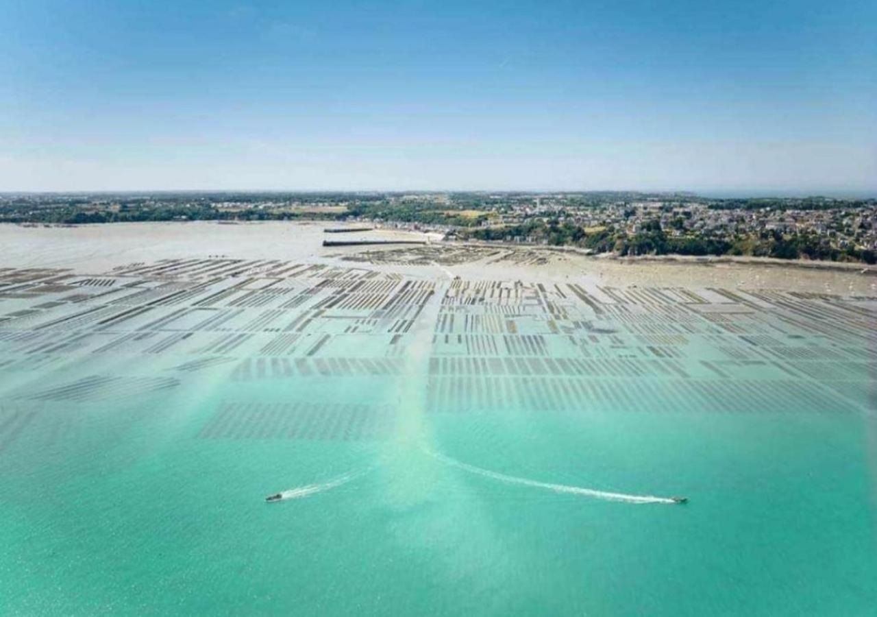 La Belle Mer By Mrodbnb - Appart Neuf - Vue Mer - 25M Plage & Resto - Cine - Cheminee - Popcorn 캉칼 외부 사진